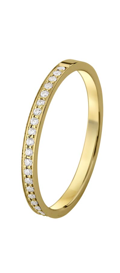 533687-5100-001 | Memoirering Borken 533687 585 Gelbgold, Brillant 0,185 ct H-SI100% Made in Germany   1.691.- EUR   